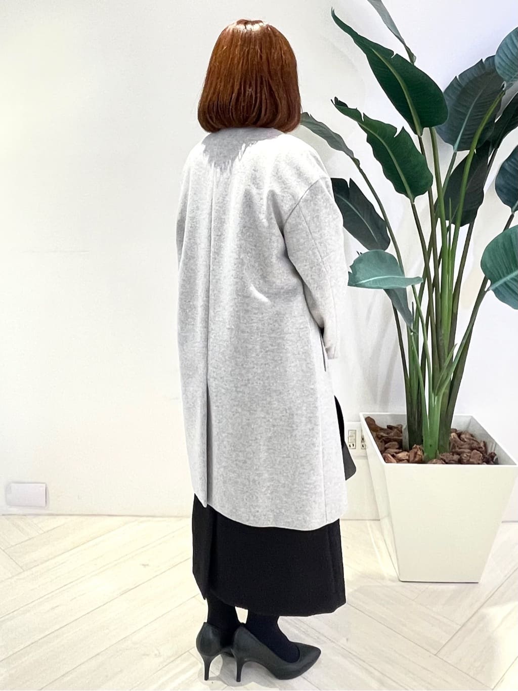Tomoさんの「UNTITLED｜【洗える/細見え】ツイード ジャンパースカート」を使ったコーディネート