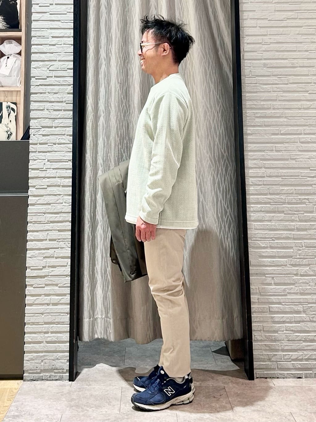 KENJI Iさんの「THE SHOP TK｜【3WAY】中綿ライナー付き カルゼコート　洗濯機OK/ON・OFF対応」を使ったコーディネート