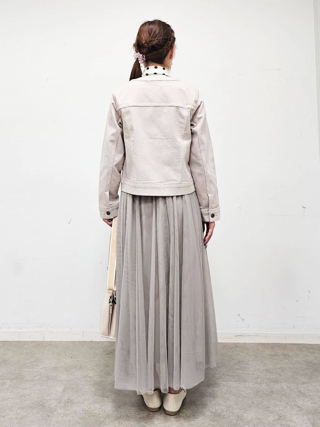ゆゆさんの「SHOO･LA･RUE｜【洗濯機可/S-LL/アンサンブル可】結局、シンプル クルーネックニット」を使ったコーディネート