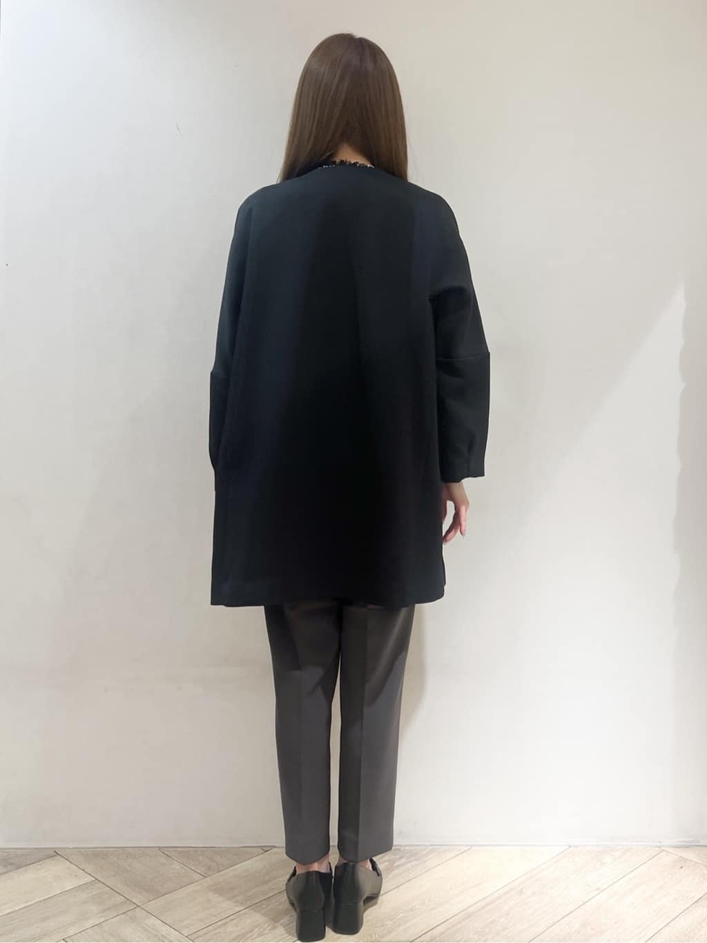 nanaさんの「index｜フォルムスリーブミドルコート【洗濯機OK】」を使ったコーディネート