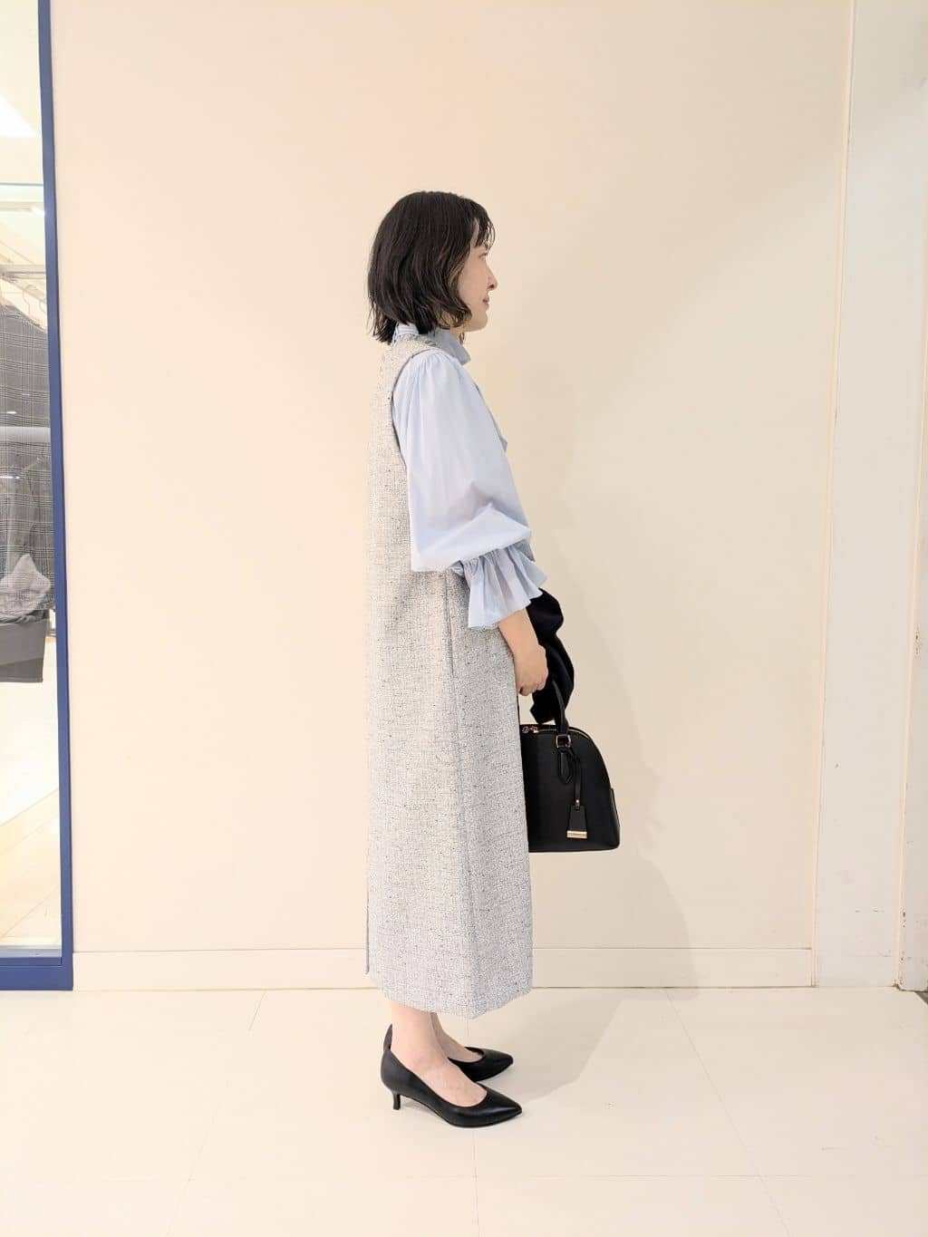 サオリさんの「UNTITLED｜◆【セレモニー/華やか】2WAYボウタイブラウス」を使ったコーディネート