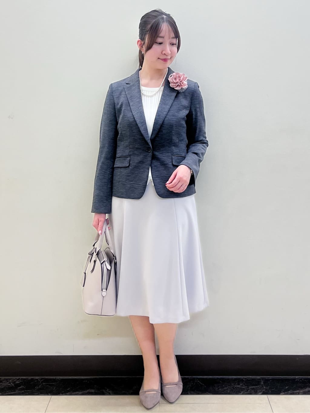 mikikoさんの「Reflect｜【SS-4Lサイズ】ピンタック&times;スカラレースブラウス」を使ったコーディネート