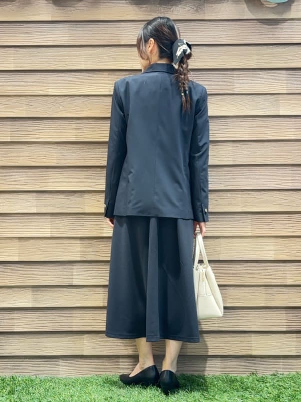 himiさんの「SHOO･LA･RUE｜【セットアップ可/S-LL/洗濯機可】マニッシュに決まる ダブルブレストジャケット」を使ったコーディネート