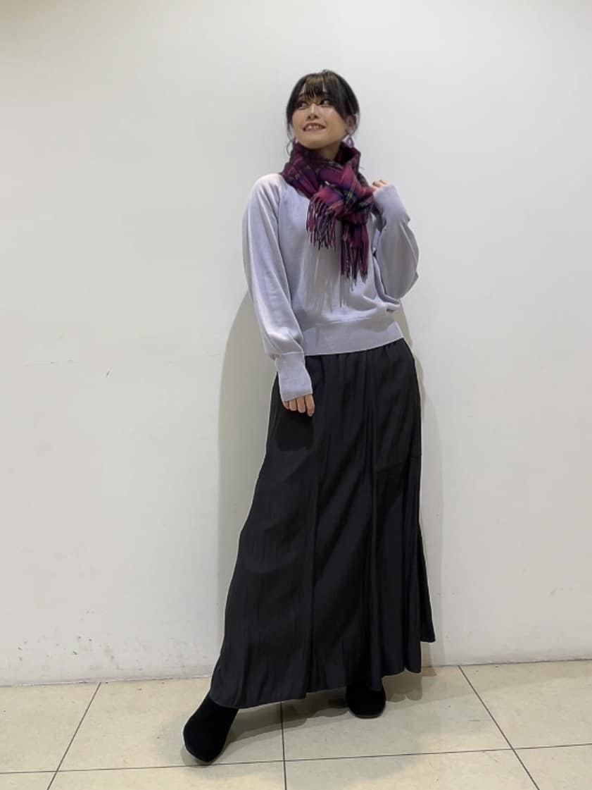 watanabeさんの「UNTITLED｜【8色展開／コンパクト丈】レーヨン混 コクーンニット」を使ったコーディネート