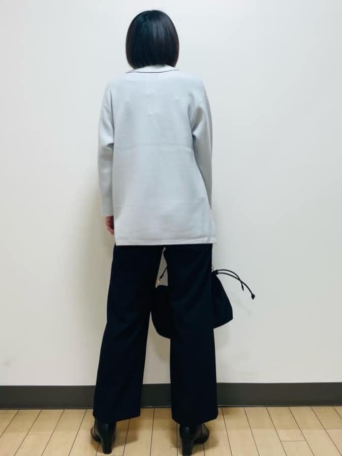 Riiさんの「Reflect｜アーガイル柄ハイネックニット」を使ったコーディネート