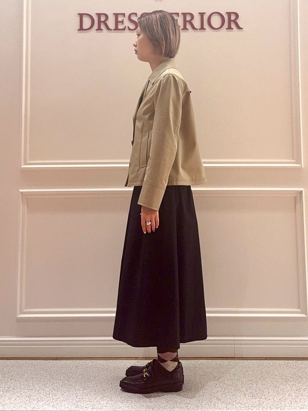 renaさんの「DRESSTERIOR｜◆【ウォッシャブル】コットンフルニードルボーダーニット」を使ったコーディネート