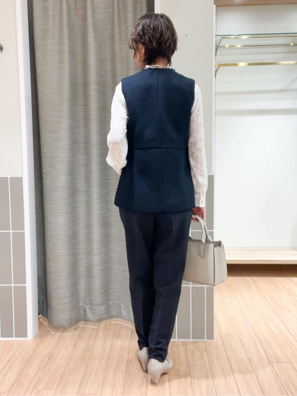 ヨッコさんの「grove｜【マルチWAY】アソートボウタイブラウス【手洗いOK】」を使ったコーディネート