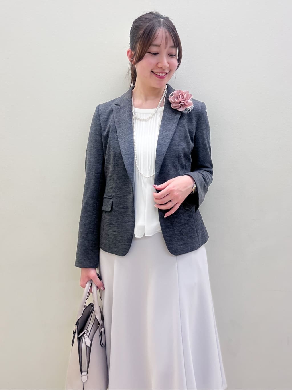 mikikoさんの「Reflect｜【SS-4Lサイズ】ピンタック&times;スカラレースブラウス」を使ったコーディネート