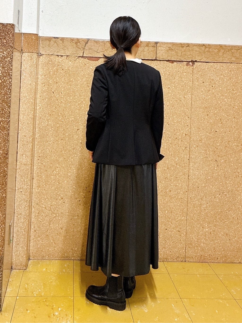 hattoriさんの「INDIVI｜【通勤スーツ／洗える】ストレッチカラーレスジャケット」を使ったコーディネート