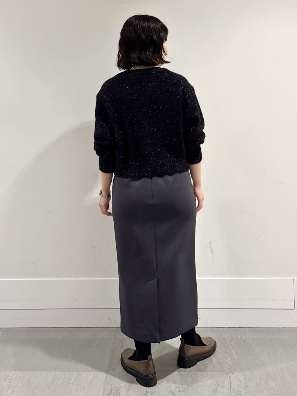 モエカさんの「UNTITLED｜【ラメ風/着映え】ファンシーヤーン カーディガン」を使ったコーディネート