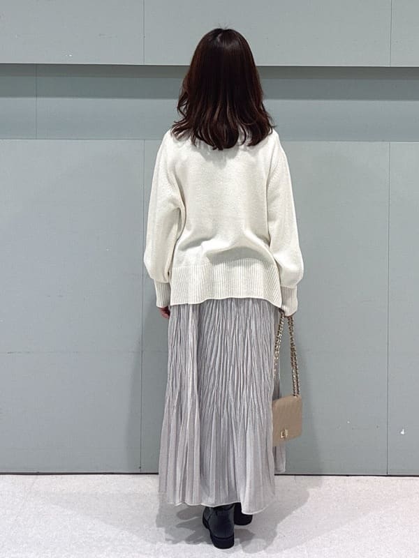 makiさんの「UNTITLED｜【8色展開/洗える】ウールカシミヤ ハイネックニット」を使ったコーディネート