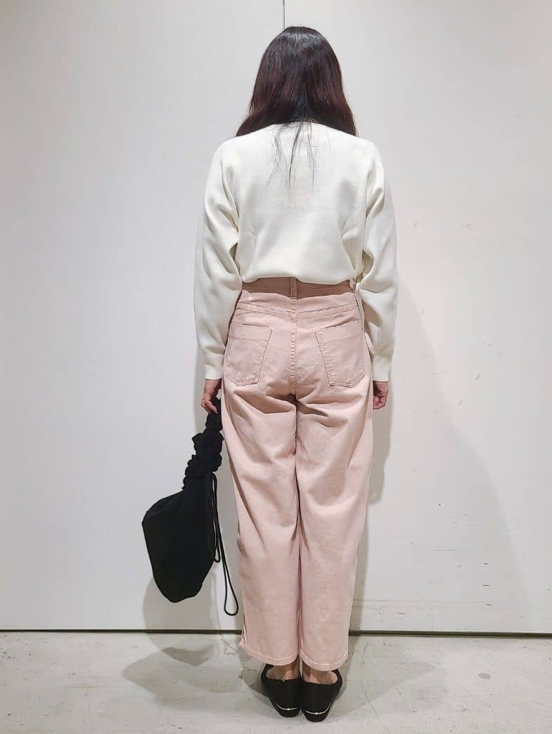 hmさんの「OPAQUE.CLIP｜スウェットライクニット【洗濯機OK】」を使ったコーディネート