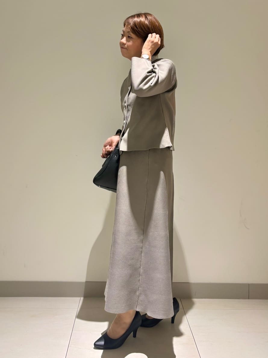 Haruさんの「Dessin｜【入卒/セレモニー/単品使い2WAY可能】ニットセットアップ」を使ったコーディネート