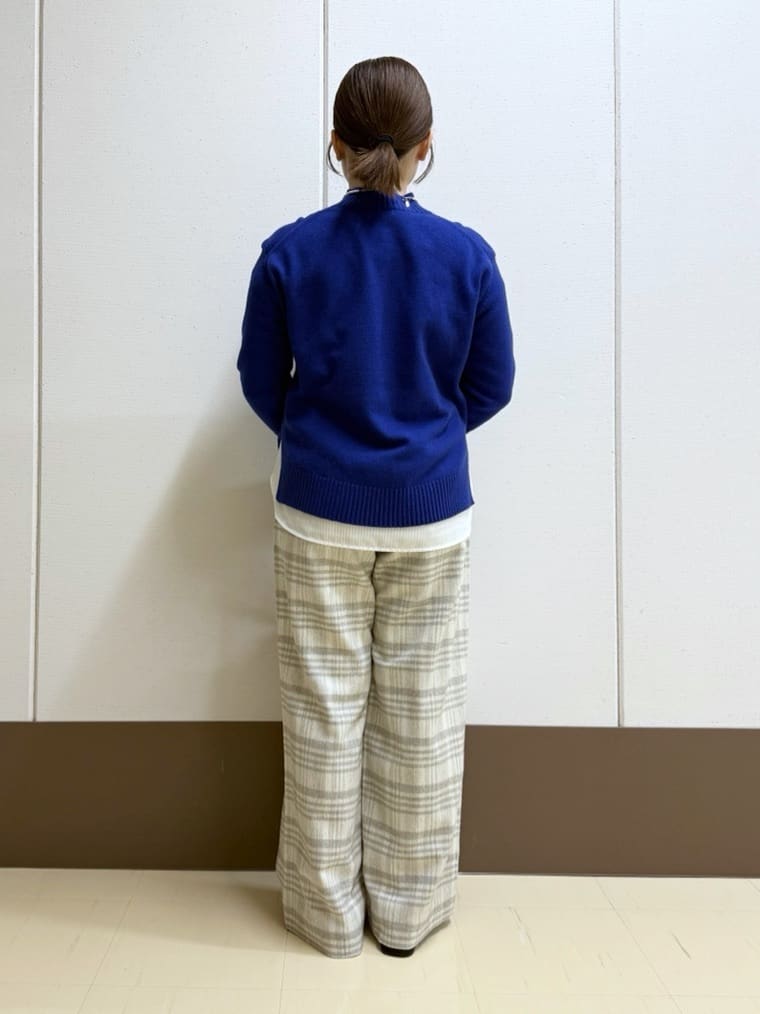 Rikoさんの「INDIVI｜【コットン】シャツ切り替えカットソー」を使ったコーディネート