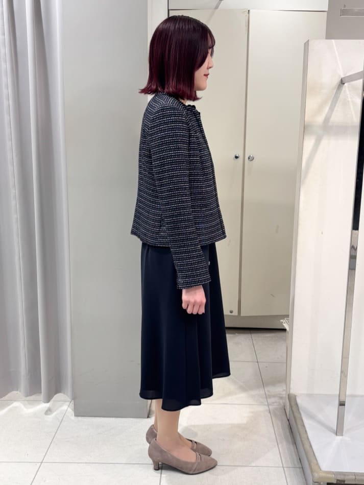 yuiさんの「Reflect｜【SS-4Lサイズ／付属リボン】スリーブデザインジョーゼットワンピース」を使ったコーディネート
