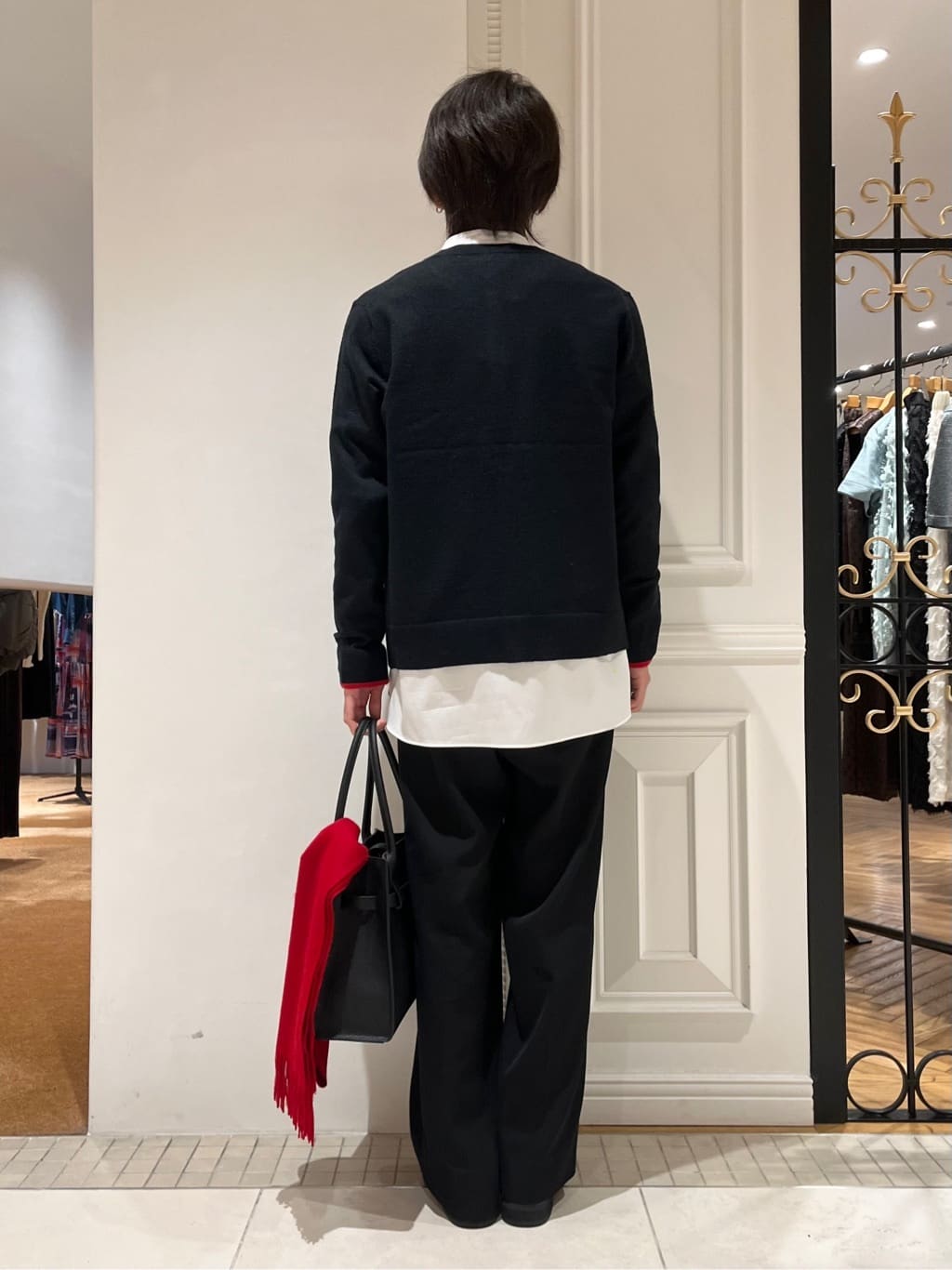 Watanabeさんの「DRESSTERIOR｜200双糸 バンドカラーシャツ」を使ったコーディネート