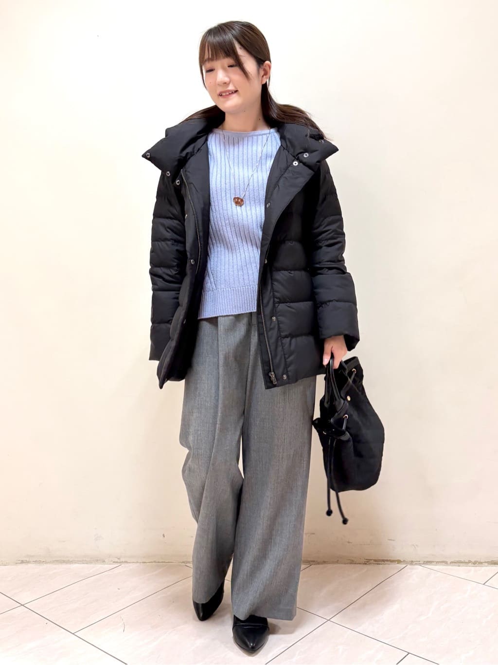 mikiさんの「Reflect｜【SS-4Lサイズ】フーデッドミドルダウンコート」を使ったコーディネート
