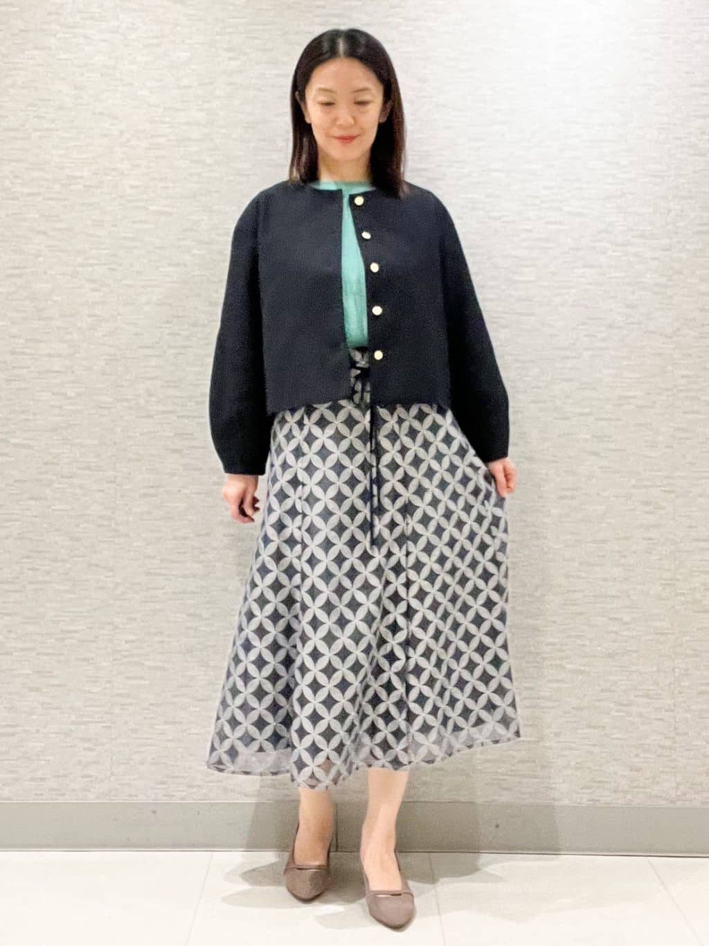 marikoさんの「Reflect｜【着映え◎／アームホールゆったり】グレンチェックジャコット」を使ったコーディネート