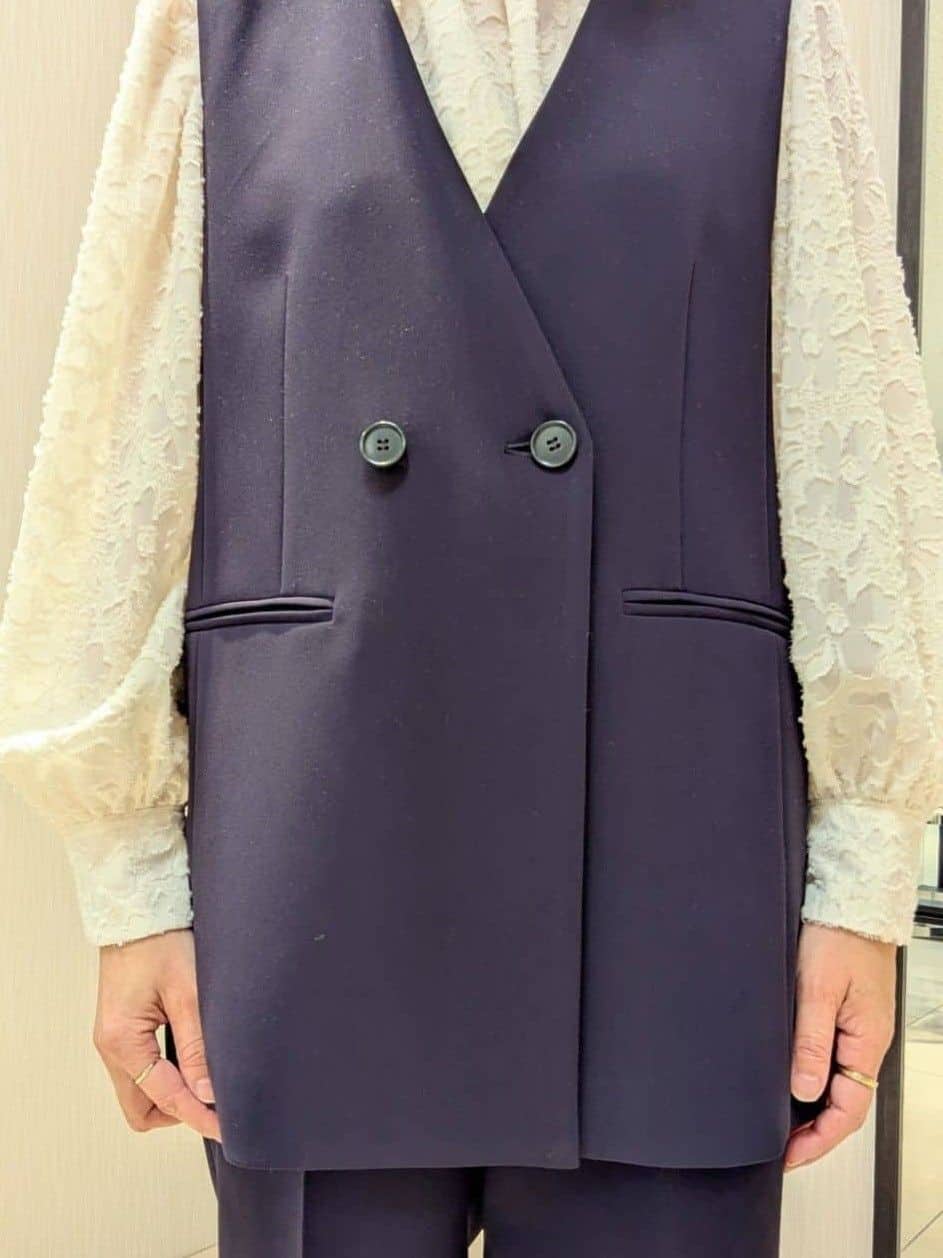 u-macoさんの「UNTITLED｜◆【セレモニー/華やか】2WAYボウタイブラウス」を使ったコーディネート