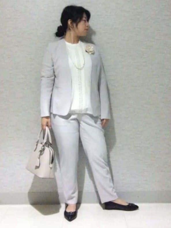 sakoさんの「Reflect｜【SS-4Lサイズ】スタンドネックブラウス」を使ったコーディネート