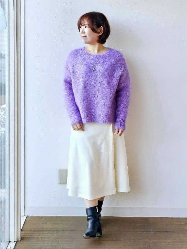 やじまさんの「UNTITLED｜【軽量／ウール混】ライトフォルム ロングコート」を使ったコーディネート
