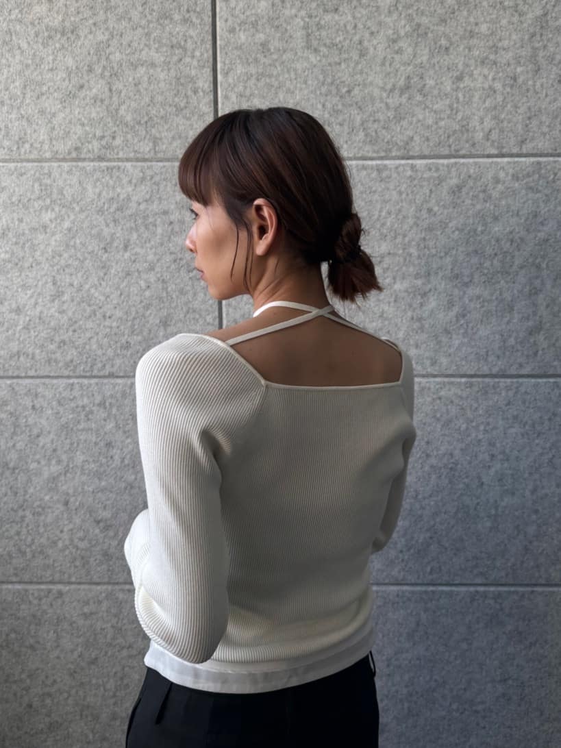 designer yukaさんの「CODE A｜high waist trousers」を使ったコーディネート