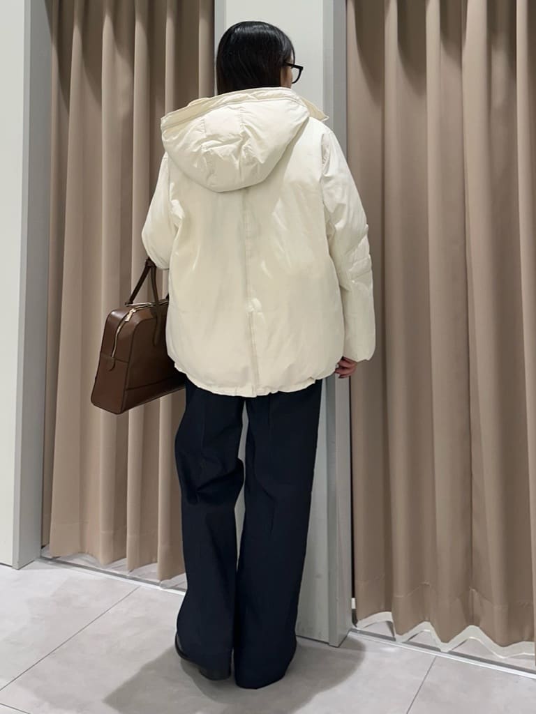 cottonさんの「THE SHOP TK｜【ぎゅっとされているような暖かさ】撥水中綿ブルゾン」を使ったコーディネート