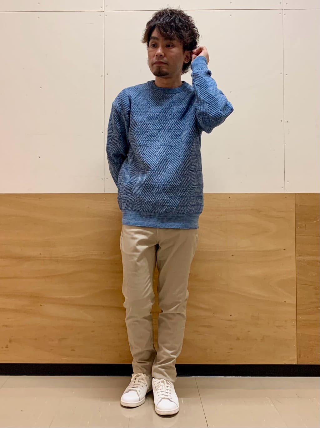 MATUさんの「THE SHOP TK｜【頑張りすぎないオシャレ】ミックスヤーンニット　洗濯機OK／軽量」を使ったコーディネート