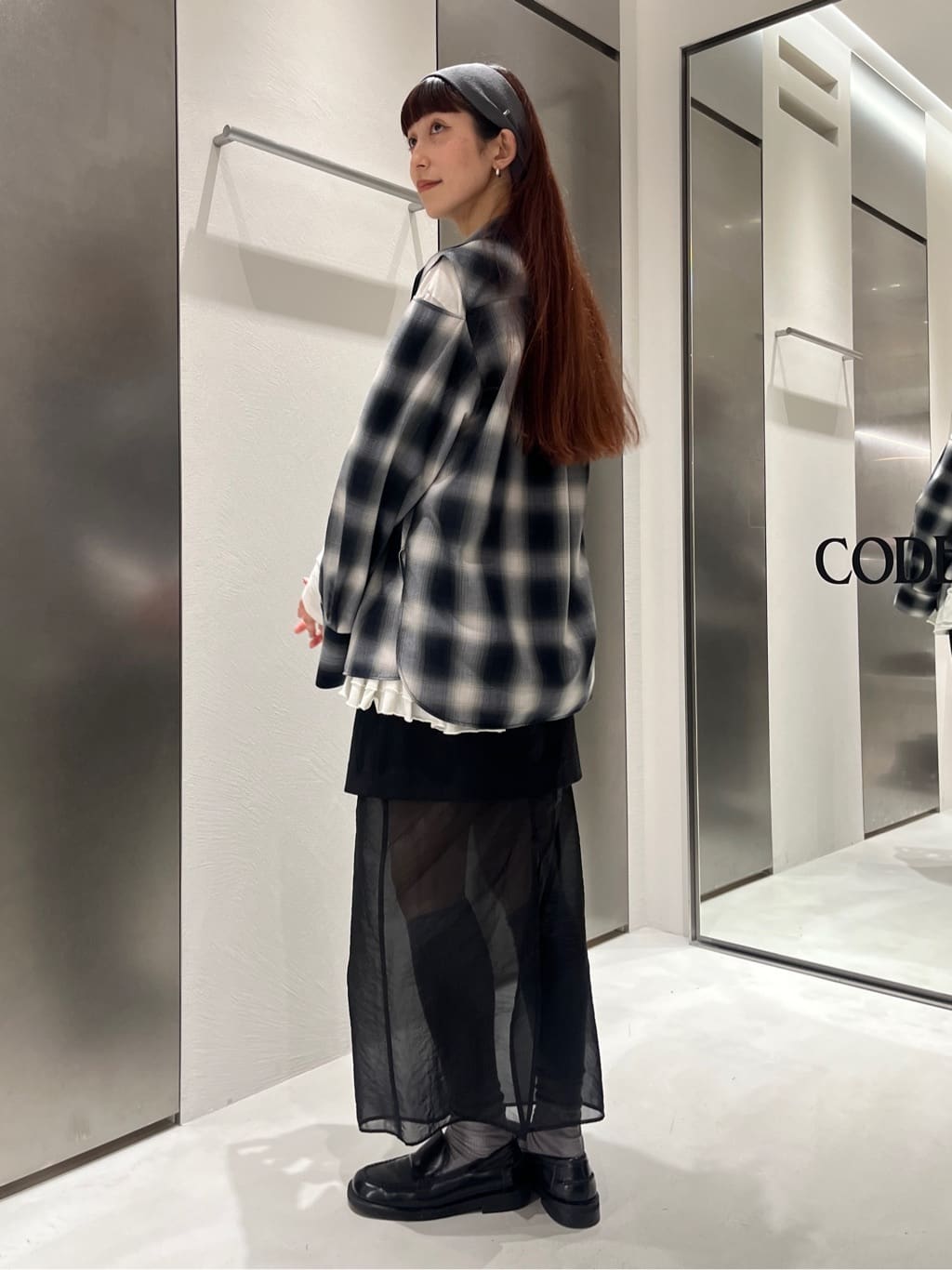 Rielさんの「CODE A｜easy ruffled tee」を使ったコーディネート