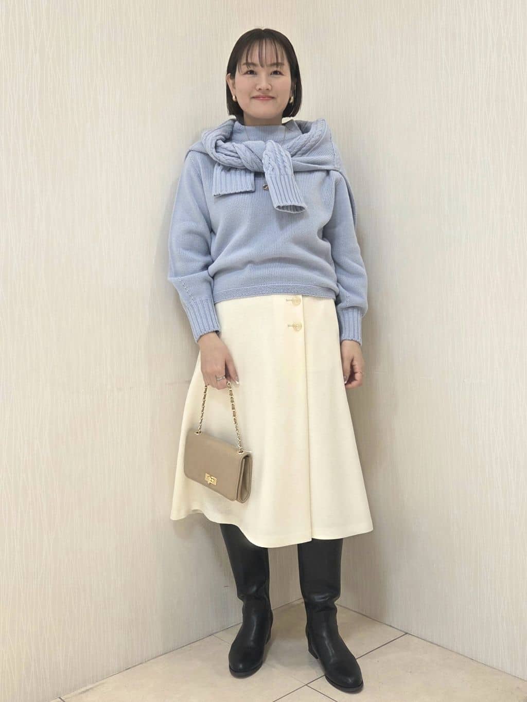 naokoさんの「UNTITLED｜【はっ水機能/フード取り外し可/防寒】ロングダウンコート」を使ったコーディネート