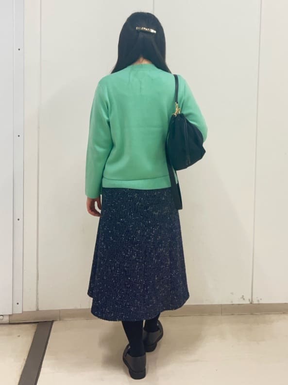 Rihoさんの「Reflect｜【選べる5色／アンサンブル可】プチハイネックリブニット」を使ったコーディネート