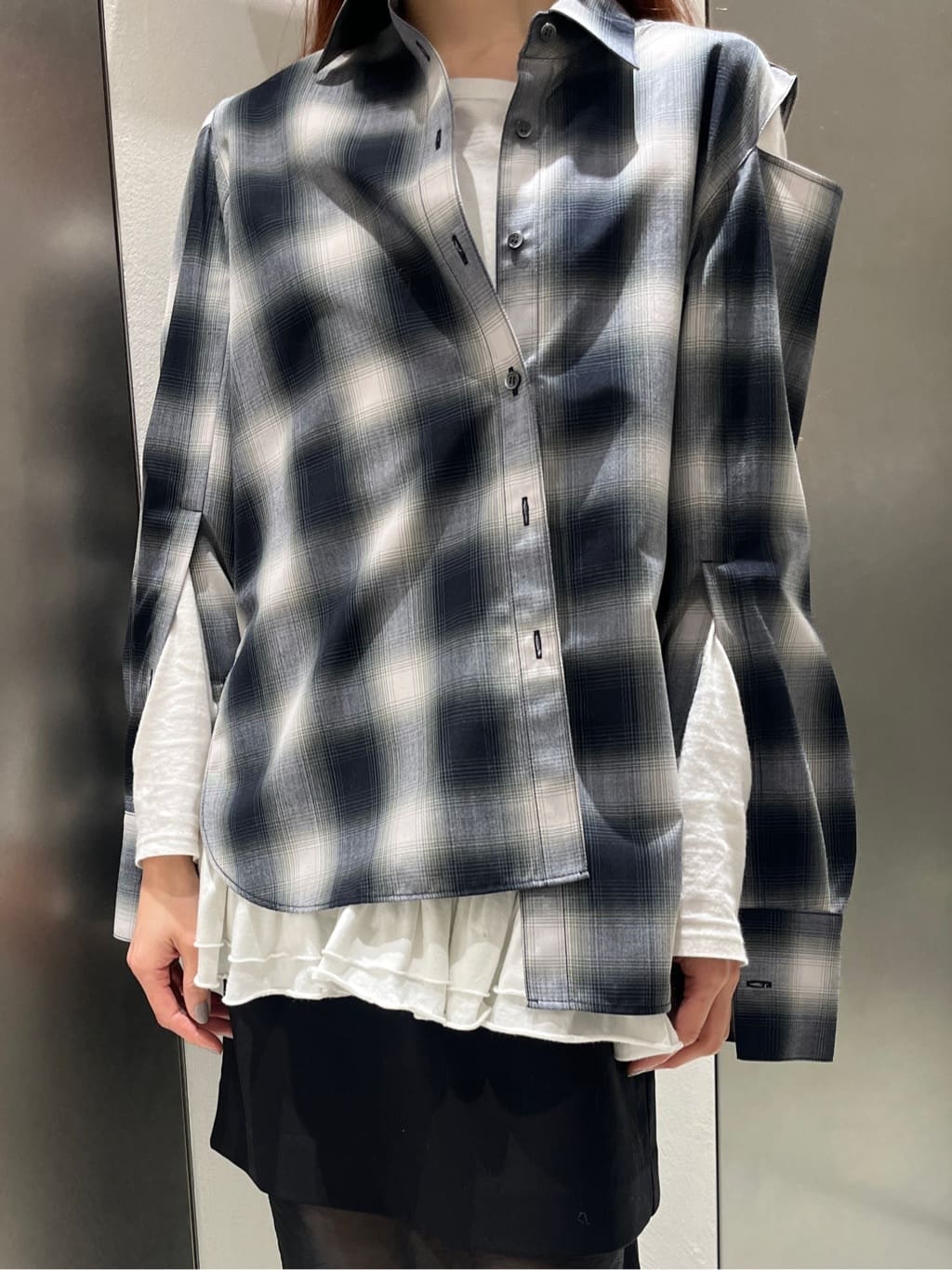 Rielさんの「CODE A｜easy ruffled tee」を使ったコーディネート
