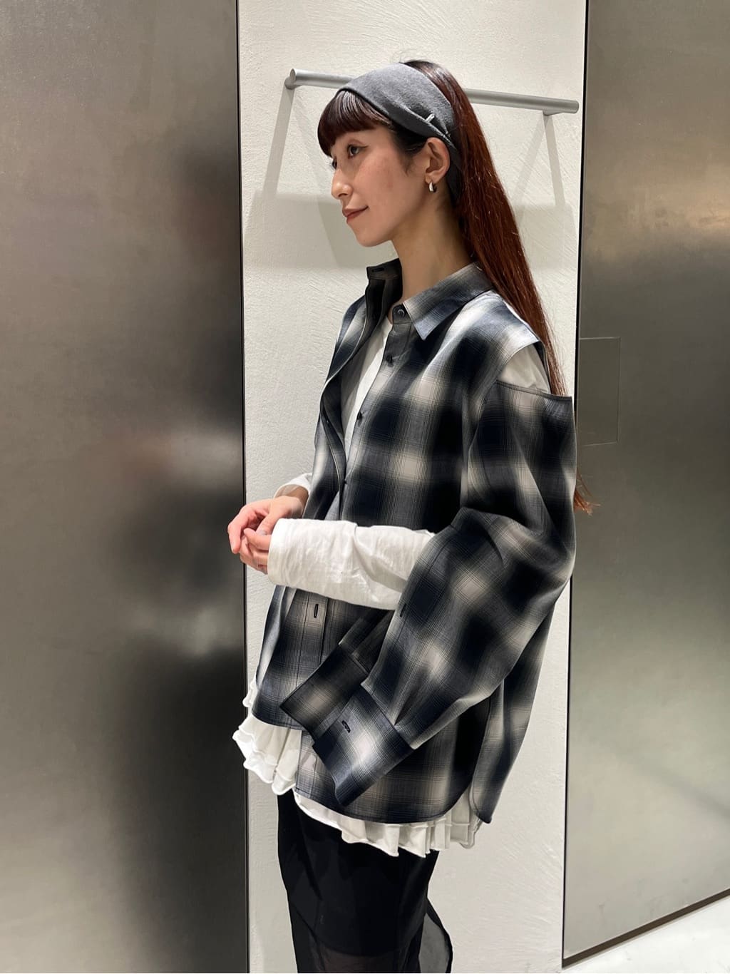 Rielさんの「CODE A｜easy ruffled tee」を使ったコーディネート