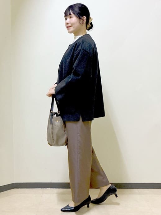  beni_gingerさんの「Reflect｜【腰周りカバー／長め丈】モックネックニットプルオーバー」を使ったコーディネート