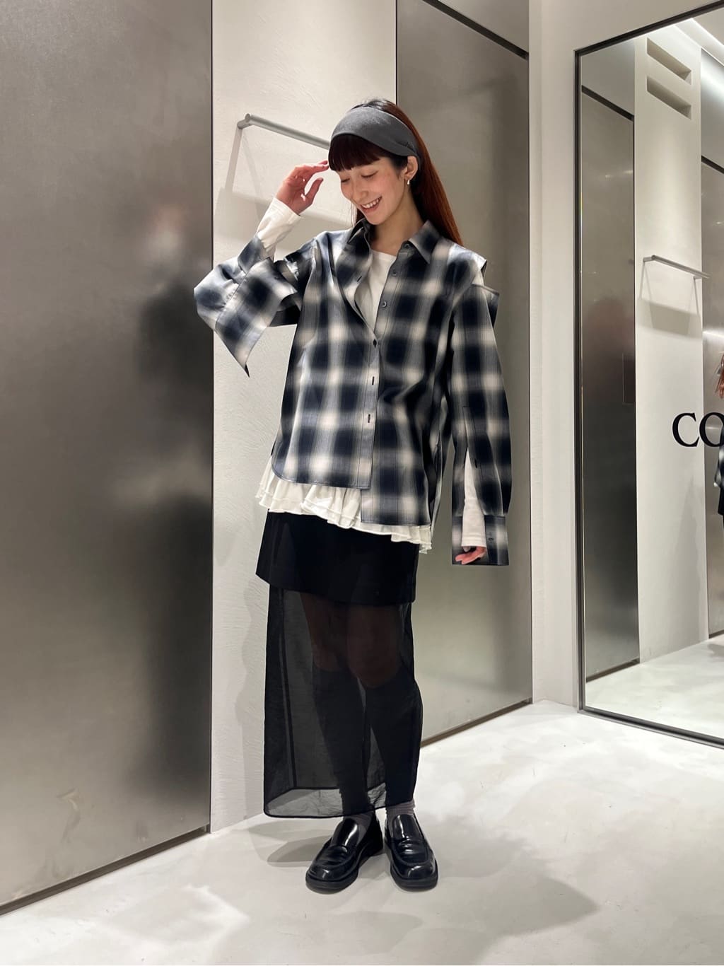 Rielさんの「CODE A｜easy ruffled tee」を使ったコーディネート