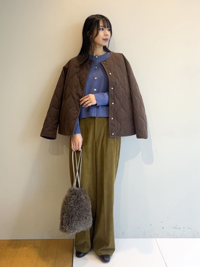 cotaniさんの「grove｜コーデュロイワイドパンツ」を使ったコーディネート