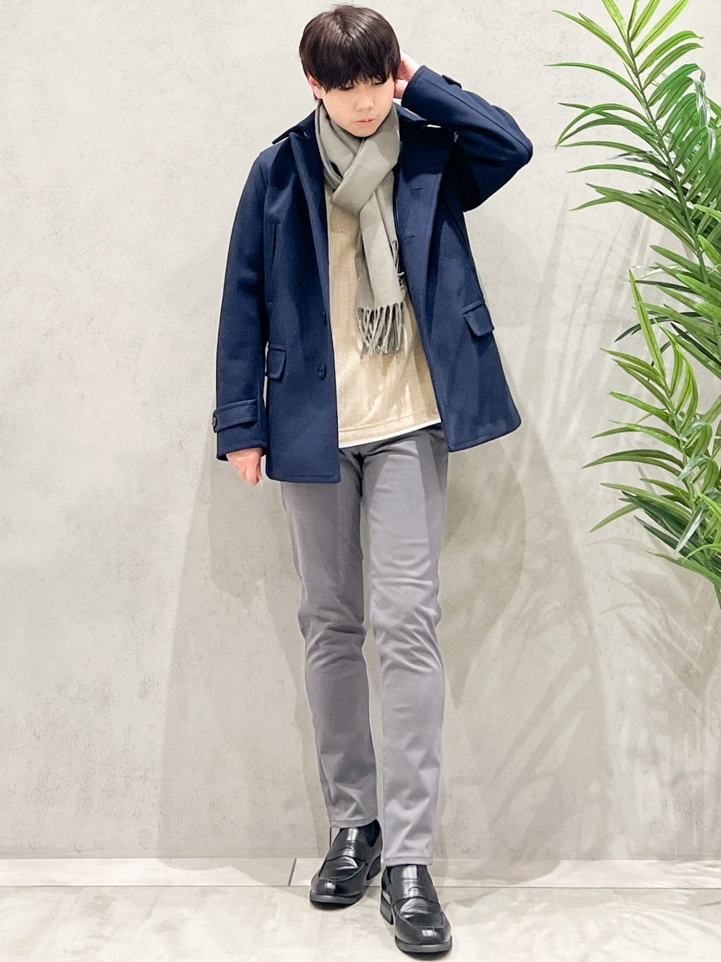 SHI-MAさんの「THE SHOP TK｜ウーリックシングルPジャケット」を使ったコーディネート