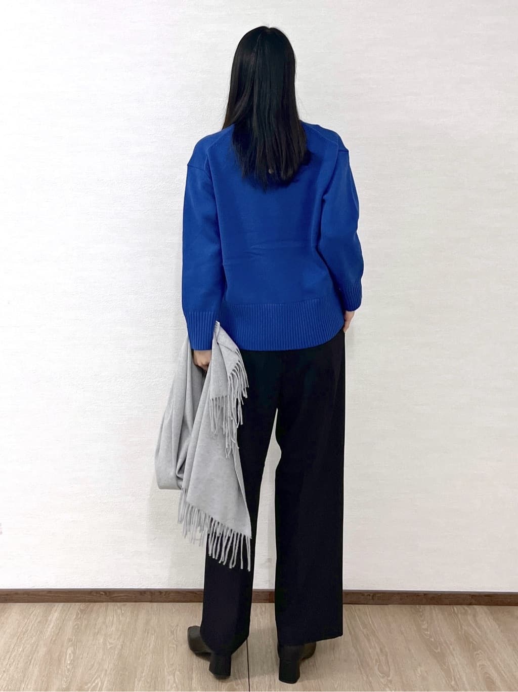 sachikoさんの「OPAQUE.CLIP｜ウォームタッチ イージーワイドパンツ【洗濯機洗OK／ストレッチ】≪SS～LL≫」を使ったコーディネート