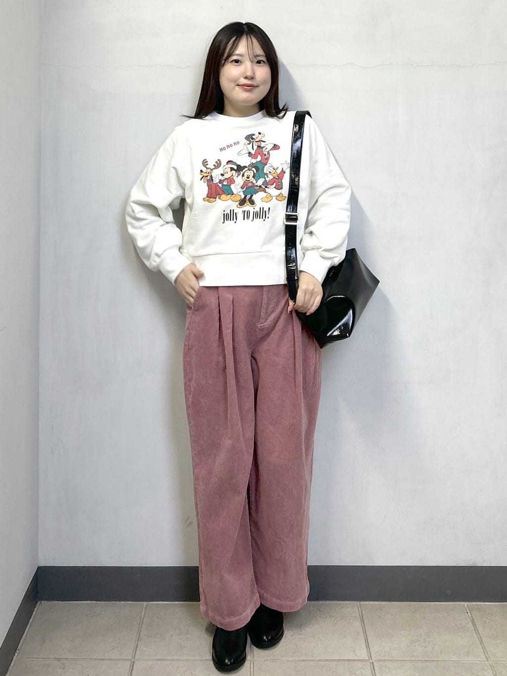 sayaさんの「OPAQUE.CLIP｜《Mickey Mouse》プリントアソートスウェット【洗濯機OK】」を使ったコーディネート