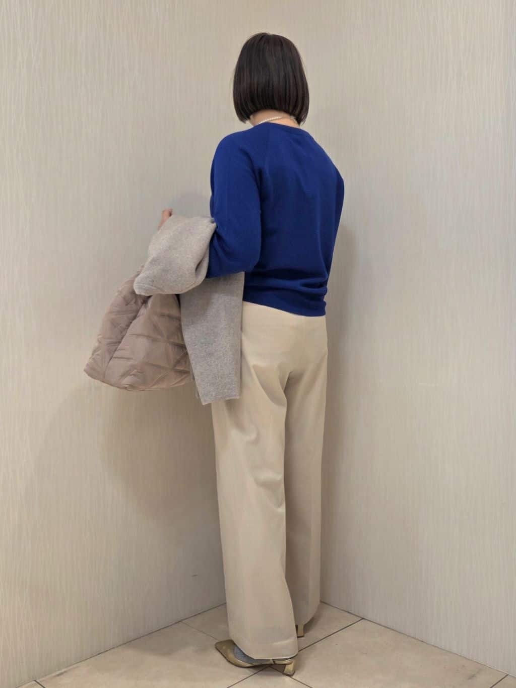 naokoさんの「UNTITLED｜【8色展開／コンパクト丈】レーヨン混 コクーンニット」を使ったコーディネート