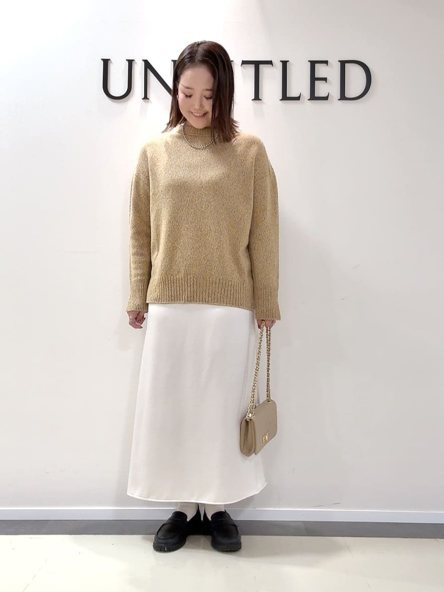 YUIさんの「UNTITLED｜【ロング丈/軽やか】テーラード　リバーコート」を使ったコーディネート