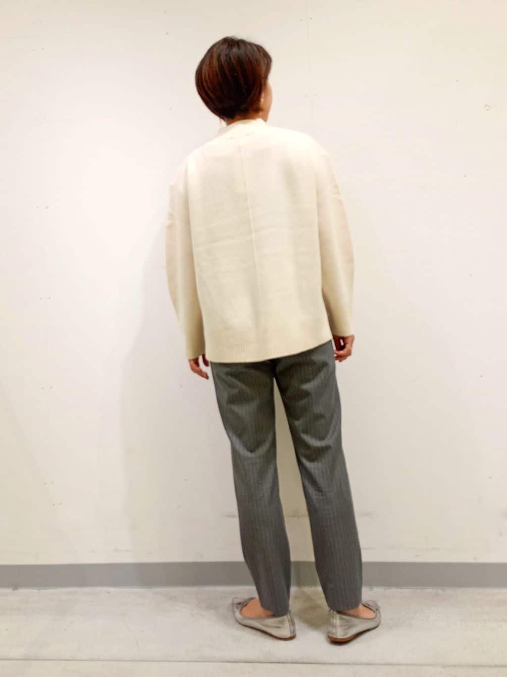 Kさんの「INDIVI｜【軽やか／ゆったり】ウール混ショートトレンチコート」を使ったコーディネート