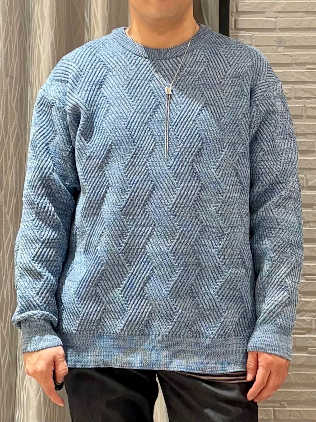 Pーyamaさんの「THE SHOP TK｜【頑張りすぎないオシャレ】ミックスヤーンニット　洗濯機OK／軽量」を使ったコーディネート