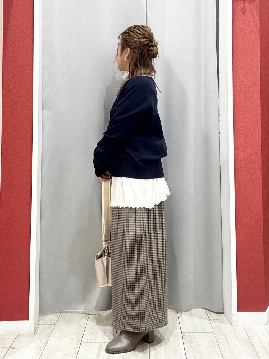 shioさんの「SHOO･LA･RUE｜【洗濯機可/S-LL】体型カバーにも ガウチョパンツ」を使ったコーディネート