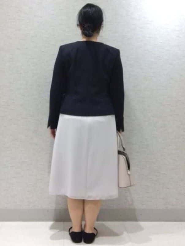 sakoさんの「Reflect｜【SS-4Lサイズ／フォーマル／セットアップ可】ツイードジャケット」を使ったコーディネート