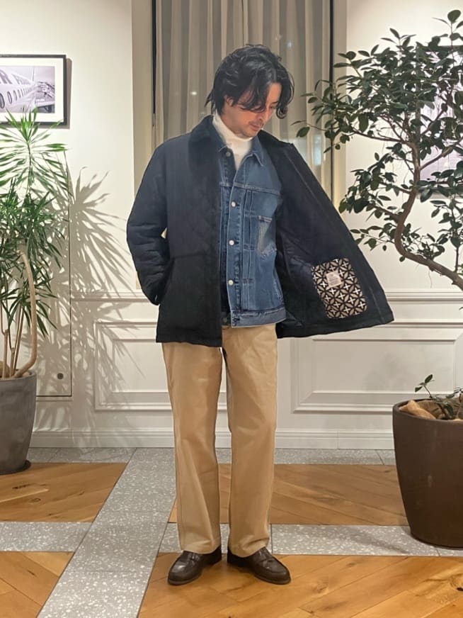 junyaさんの「DRESSTERIOR｜◆キルティング ハンティングジャケット」を使ったコーディネート