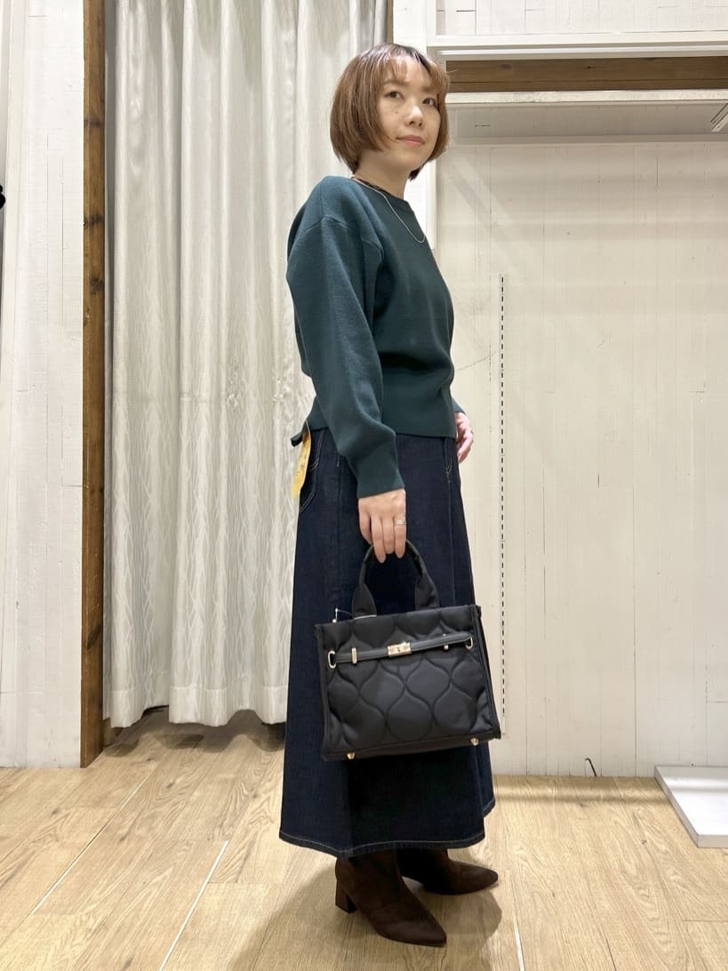 ga_riさんの「THE SHOP TK｜【前後2WAY】ニットセットアップ」を使ったコーディネート