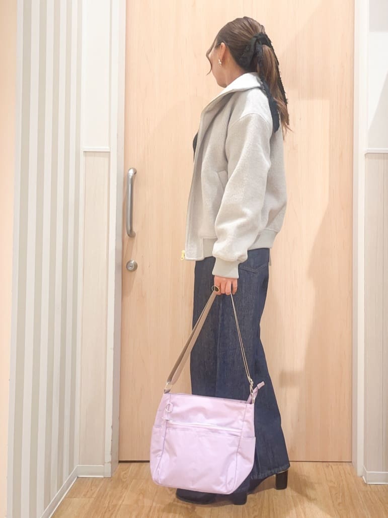 natsumiさんの「SHOO･LA･RUE｜【S-LL】軽くてふんわりあたたかい スライバージャケット」を使ったコーディネート