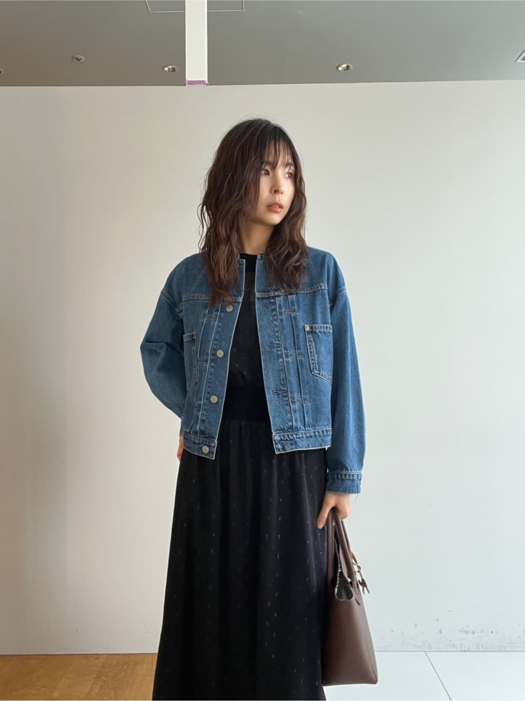 misaさんの「DRESSTERIOR｜【ウォッシャブル/きれいめ】フィルムドット シアードレス」を使ったコーディネート