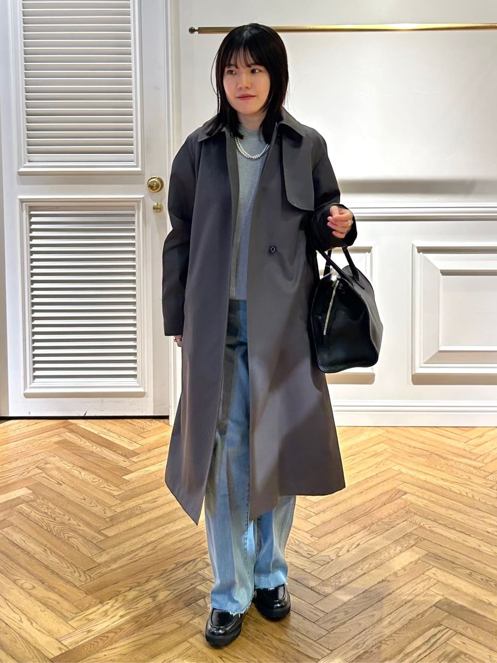 cocoさんの「DRESSTERIOR｜◆【洗える/7色展開】ウォッシャブルコットンカシミヤニット」を使ったコーディネート
